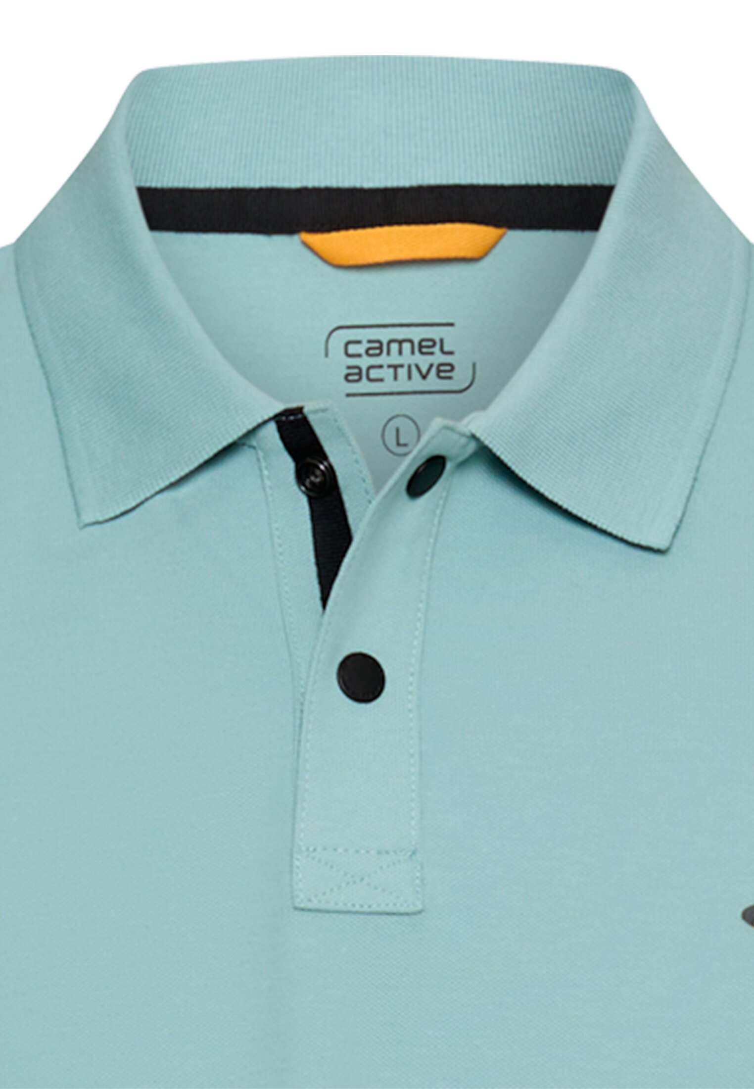 Camel active Poloshirt mit Kontrastdetails