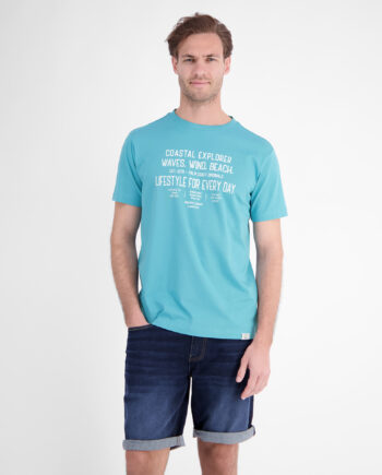 LERROS Sportliches T-Shirt aus Baumwolle mit coolem Slogan-Print