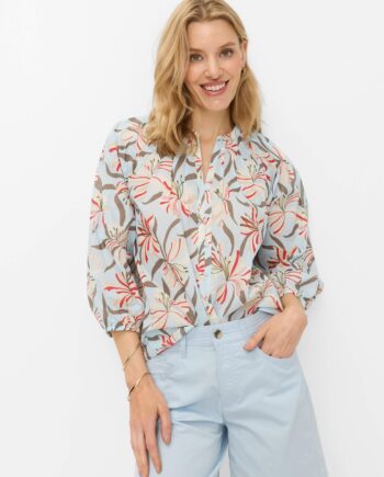 BRAX women Voile: Bluse aus reiner Baumwolle Style Valesca