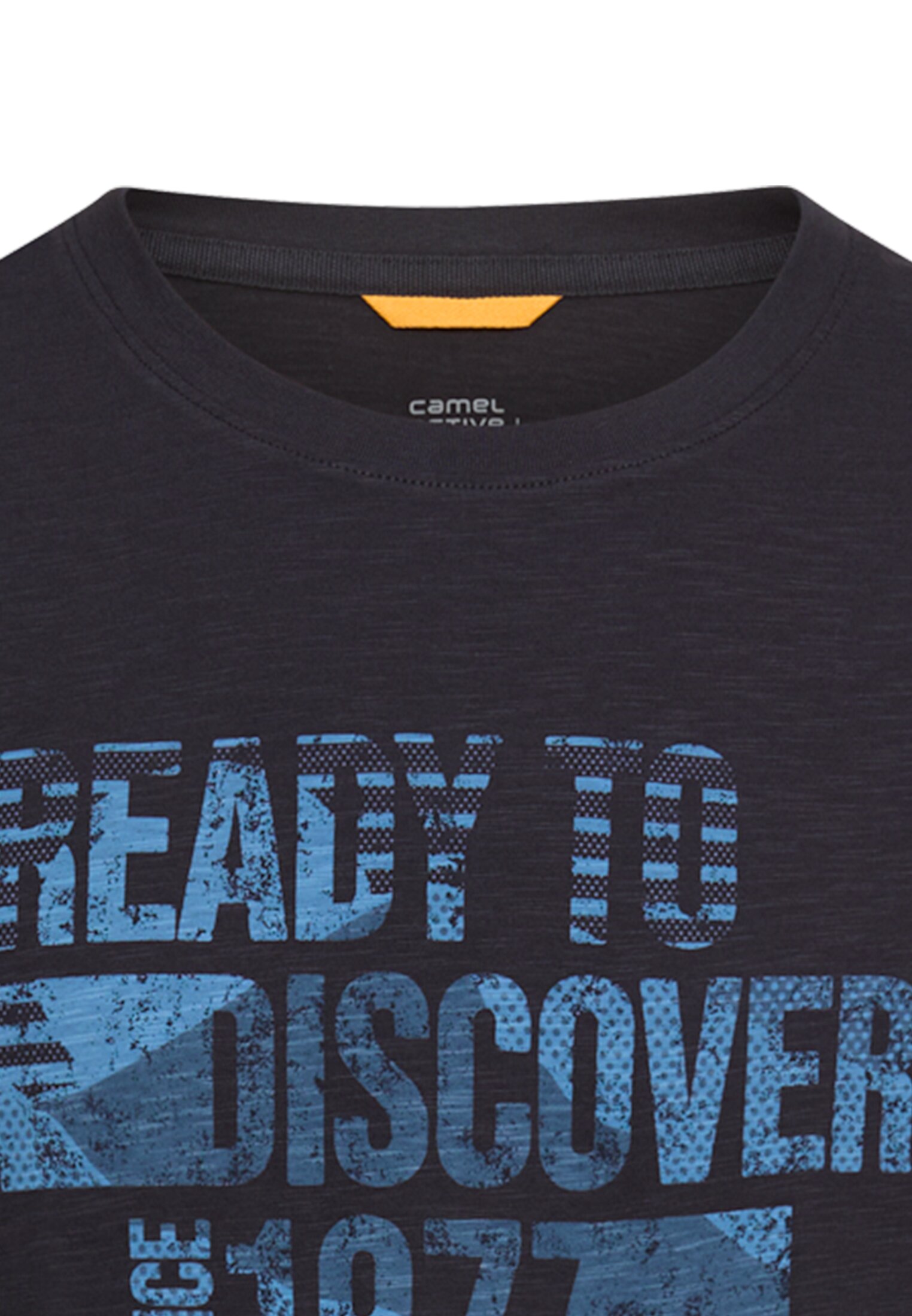 Camel active T-Shirt aus reiner Baumwolle