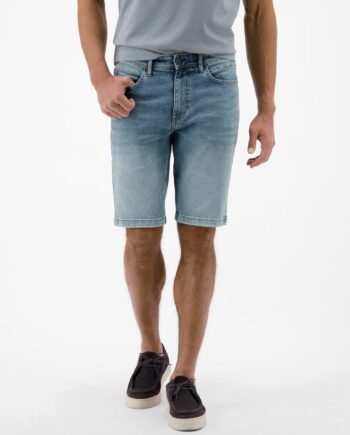 LERROS Denim Bermuda aus flexiblem Baumwollmischgewebe