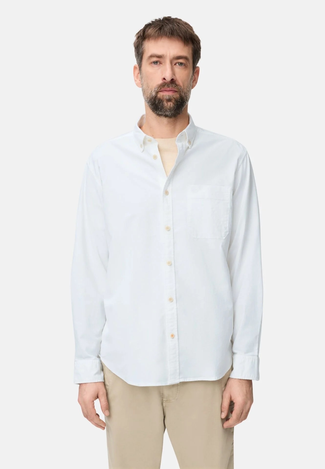 Camel active Oxford Hemd mit Button-Down-Kragen
