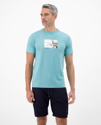 LERROS Baumwoll T-Shirt mit Motiv-Print und bequemem Rundkragen