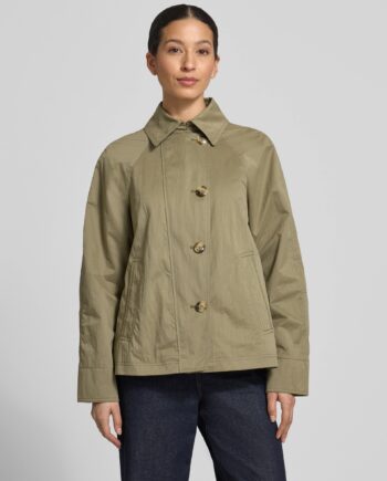 FUCHS SCHMITT Jacke mit seitlichen Eingrifftaschen und Kentkragen in schilf
