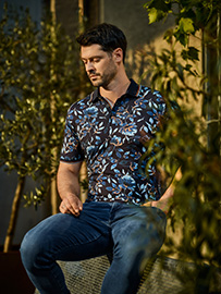 monte carlo Polo-Shirt Knopf
                            
                                                    
                    
                                        
                                                                            mit Strickkragen