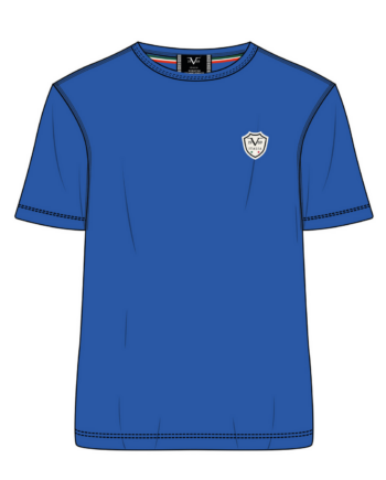 9V69 ITALIA Herren T-Shirt „Rafael“ – klassisches Basic-Shirt aus Baumwoll-Jersey