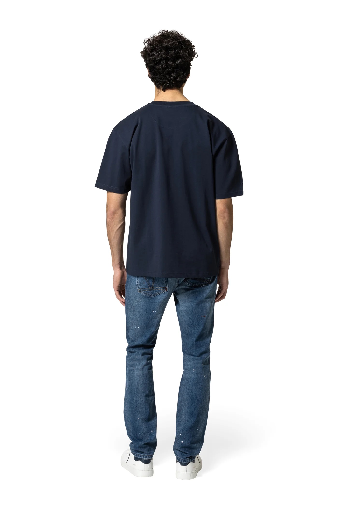 19V69 ITALIA Herren Oversized T-Shirt „Tamaro Bear“ – modernes Shirt mit College-Bärenprint