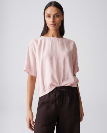 OPUS Jerseyshirt im Materialmix Regular Fit
