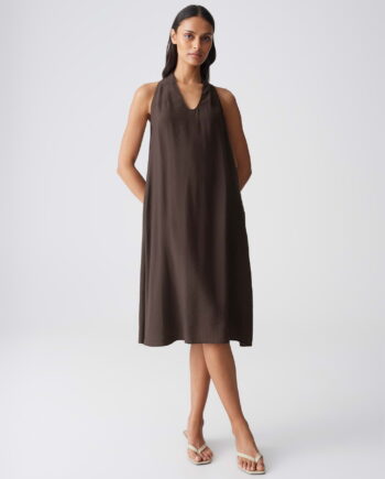 OPUS Neckholderkleid aus feinem Modal Mix